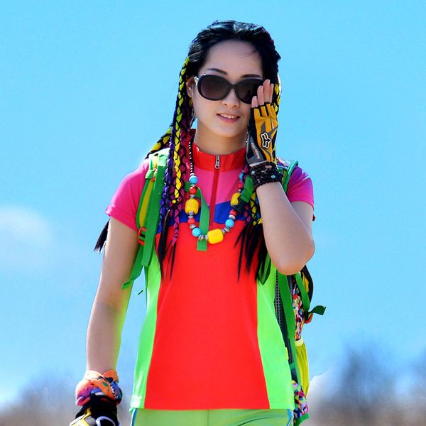 summer new outdoor sportswear color fast dry t-shirt sweaty breathless short sleeve camping ride, Black;blue
summer new outdoor sportswear color fast dry t-shirt sweaty breathless short sleeve camping ride, Black;blue