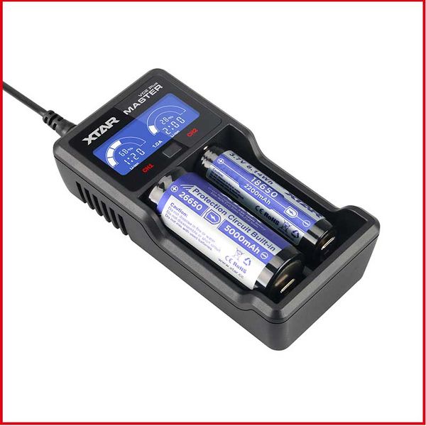 authentic xtar vc2 plus intellichage battery chargers with lcd display for 18350 18650 26650 3.6v/3.7v li-ion/ni-mh/ni-cd battery
authentic xtar vc2 plus intellichage battery chargers with lcd display for 18350 18650 26650 3.6v/3.7v li-ion/ni-mh/ni-cd battery