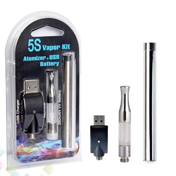 5S Vapor Kit Wax Vape Pen Automatic 280mAh C6 Battery G2 A3 Cartridge 0.3ml 0.5ml Starter Kit Blister Package DHL Free
5S Vapor Kit Wax Vape Pen Automatic 280mAh C6 Battery G2 A3 Cartridge 0.3ml 0.5ml Starter Kit Blister Package DHL Free