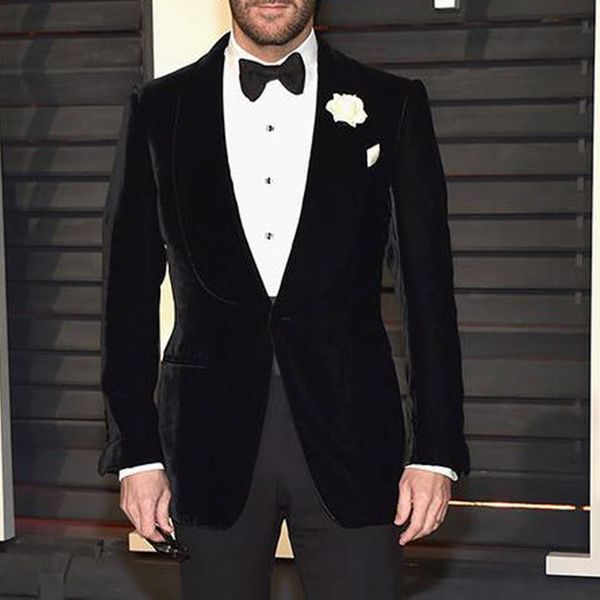 black velvet evening party men suits wedding groom tuxedos 2018 two piece jacket pants tailor made latest style blazer, Black;gray
black velvet evening party men suits wedding groom tuxedos 2018 two piece jacket pants tailor made latest style blazer, Black;gray