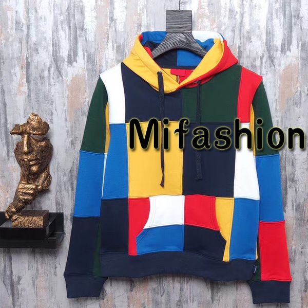 17FW Winter Fleece USA Patchwork Box logo Hip Hop Skateboard Men Women Fashion Cotton Casual Streetwear Hooded Hoodie
17FW Winter Fleece USA Patchwork Box logo Hip Hop Skateboard Men Women Fashion Cotton Casual Streetwear Hooded Hoodie