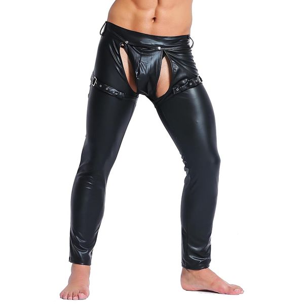 male gothic leggings for men latex wetlook punk trousers ds club costume gay fetish erotic lingerie disfraces adultos s-3xl, Black
male gothic leggings for men latex wetlook punk trousers ds club costume gay fetish erotic lingerie disfraces adultos s-3xl, Black