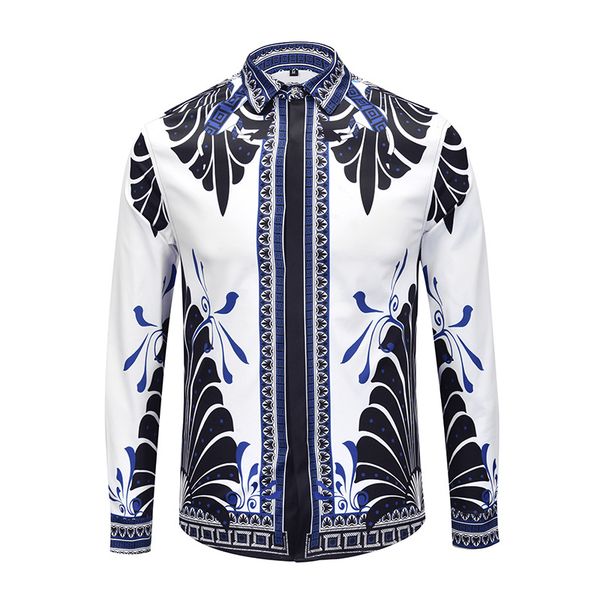 win way cross border new men's leisure shirts in spring and autumn 3d digital printing european and american cardigan shirts, White;black
win way cross border new men's leisure shirts in spring and autumn 3d digital printing european and american cardigan shirts, White;black
