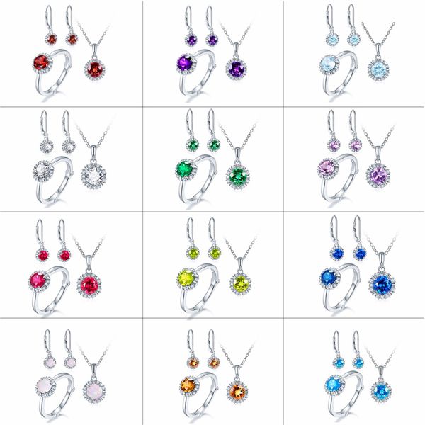 hutang natural multi birthstone solid 925 sterling silver ring pendant earrings gemstone jewelry sets presents gift for women, Black
hutang natural multi birthstone solid 925 sterling silver ring pendant earrings gemstone jewelry sets presents gift for women, Black