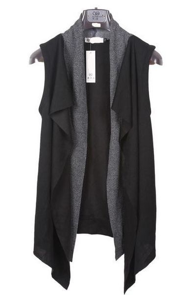 summer fashion vests men punk style slim fit assorted colors false two pieces sleeveless knied vest outerwear, Black;white
summer fashion vests men punk style slim fit assorted colors false two pieces sleeveless knied vest outerwear, Black;white