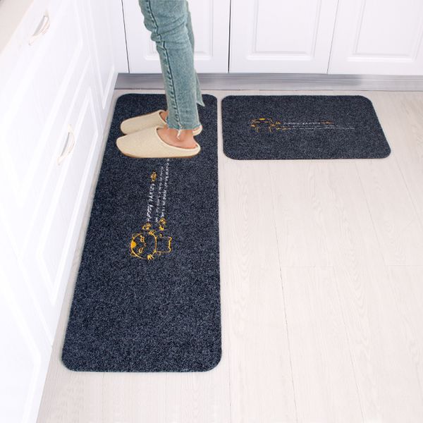 

infant shining 2pcs strip door mats kitchen mats water absorption carpet anti-skid blanket bathroom hallway rugs
