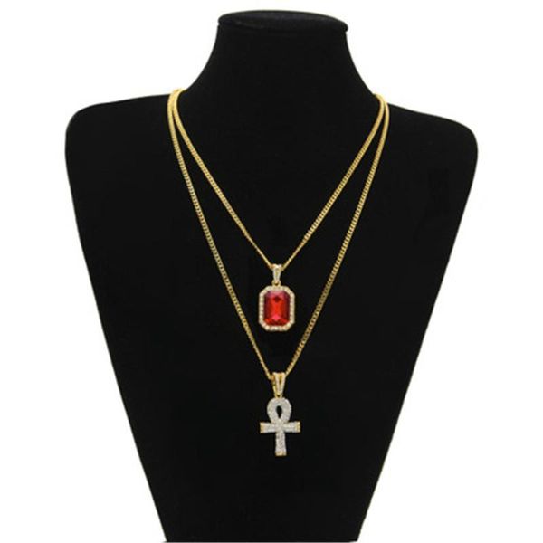 egyptian ankh key of life bling rhinestone cross pendant with red ruby pendant necklace set men fashion hip hop jewelry kka1854, Silver
egyptian ankh key of life bling rhinestone cross pendant with red ruby pendant necklace set men fashion hip hop jewelry kka1854, Silver