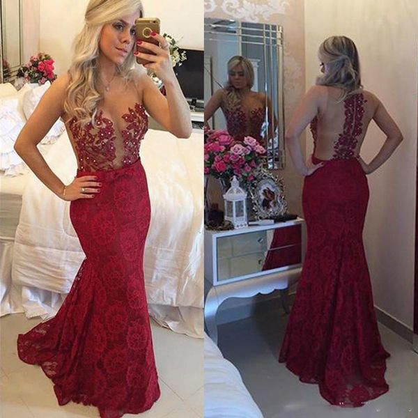 prom dresses mermaid burgundy sheer neck lace applique black girl dresses party wear long evening gowns
prom dresses mermaid burgundy sheer neck lace applique black girl dresses party wear long evening gowns