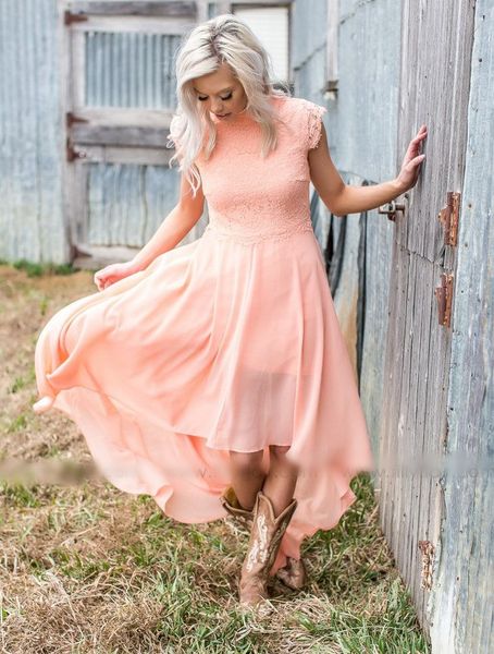 2018 plus size pink high low dress maid of honor dresses country bridesmaid dresses, White;pink
2018 plus size pink high low dress maid of honor dresses country bridesmaid dresses, White;pink