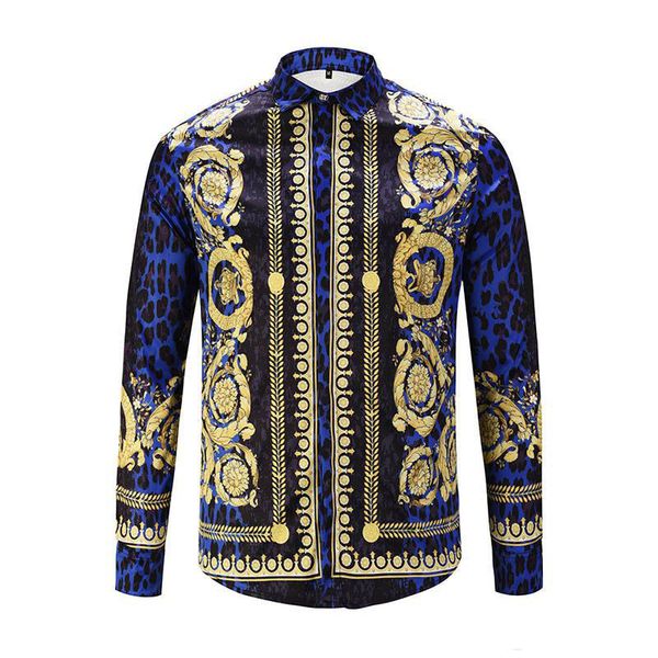 new brand luxury fashion trend slim print shirt men's long sleeve casual shirt men's medusa shirt, White;black
new brand luxury fashion trend slim print shirt men's long sleeve casual shirt men's medusa shirt, White;black