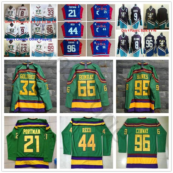 The Mighty Ducks Of Anaheim 21 Dean Portman 44 Fulton Reed Greg Goldberg Gordon Bombay 96 Charlie Conway 99 Adam Banks Hockey Jersey
The Mighty Ducks Of Anaheim 21 Dean Portman 44 Fulton Reed Greg Goldberg Gordon Bombay 96 Charlie Conway 99 Adam Banks Hockey Jersey