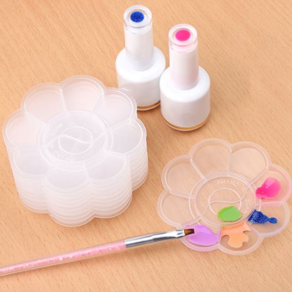 1pc color mixing paint draw nail art design palette dish flower manicure tool, Red;pink
1pc color mixing paint draw nail art design palette dish flower manicure tool, Red;pink