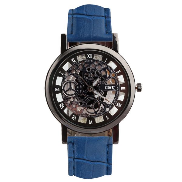 vintage cool men casual business skeleton watch engraving hollow roman numerals watches dress quartz leather wristwatch relogio, Slivery;brown
vintage cool men casual business skeleton watch engraving hollow roman numerals watches dress quartz leather wristwatch relogio, Slivery;brown