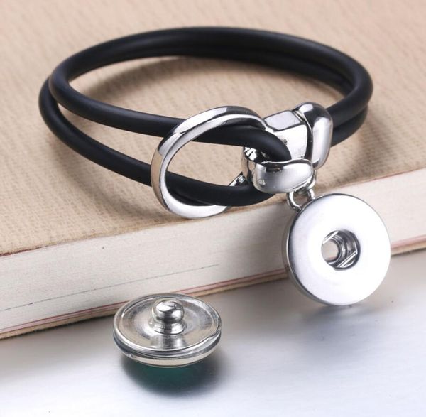 10pcs new black color 18mm snap button bracelet bangles rubber bracelets for snap jewelry, Golden;silver
10pcs new black color 18mm snap button bracelet bangles rubber bracelets for snap jewelry, Golden;silver