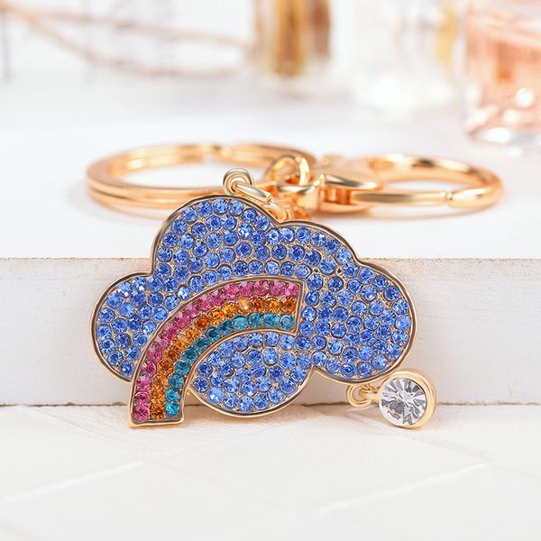 2018 fashion rainbow key chain ring pendant zinc alloy keychain keyring for women bag key holder accessory ch-3526, Silver
2018 fashion rainbow key chain ring pendant zinc alloy keychain keyring for women bag key holder accessory ch-3526, Silver