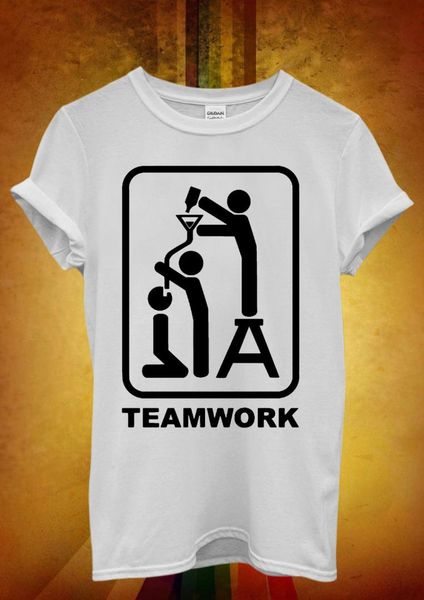 team work beer bong funnel pipe men women t shirt vest 688 new t shirts funny tee new funny, White;black
team work beer bong funnel pipe men women t shirt vest 688 new t shirts funny tee new funny, White;black