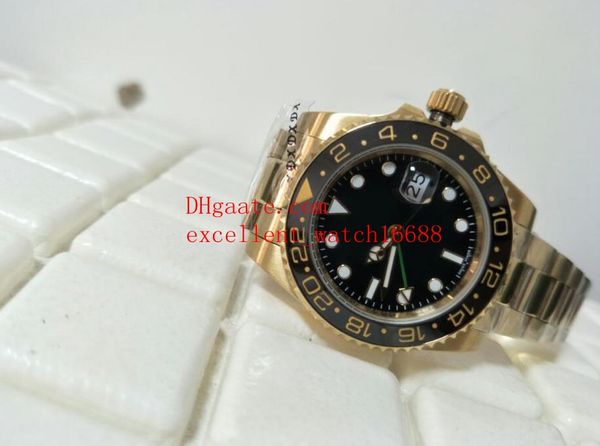2018 selling luxury watches gmt 40 mm 116718-ln 18k yellow gold ceramic bezel black dial asian 2813 automatic mechanical men's watch, Slivery;brown
2018 selling luxury watches gmt 40 mm 116718-ln 18k yellow gold ceramic bezel black dial asian 2813 automatic mechanical men's watch, Slivery;brown