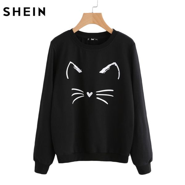 character cartoon cat print sweatshirt long sleeve casual women pullovers black round neck cute sweatshirt for women
character cartoon cat print sweatshirt long sleeve casual women pullovers black round neck cute sweatshirt for women