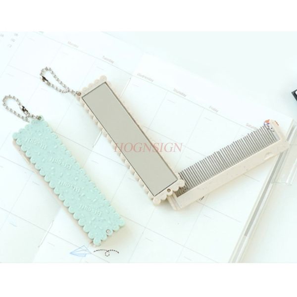 folding fine tooth comb with mirror iron tooth anti-static comb mini portable mirror with comb
folding fine tooth comb with mirror iron tooth anti-static comb mini portable mirror with comb