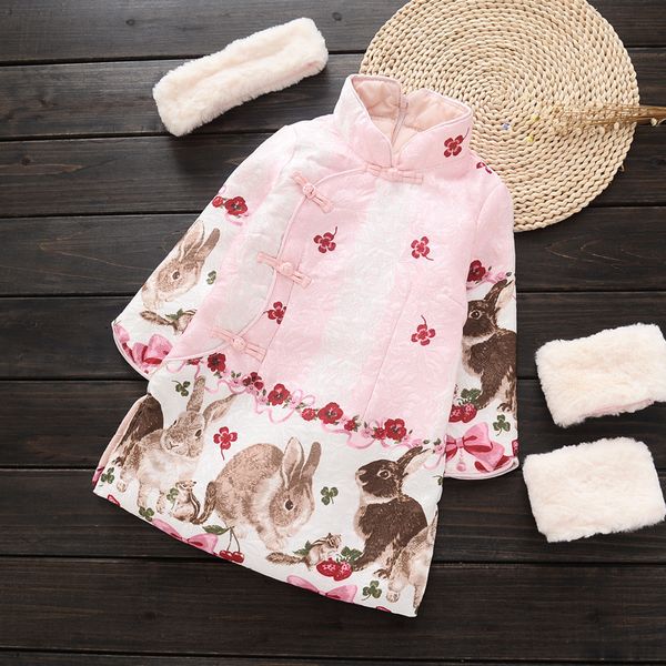 boutique girls clothing 2018 new year clothes chinese style cheongsam girls dresses autumn winter thick warm dress children toddler clothing, Red;yellow
boutique girls clothing 2018 new year clothes chinese style cheongsam girls dresses autumn winter thick warm dress children toddler clothing, Red;yellow