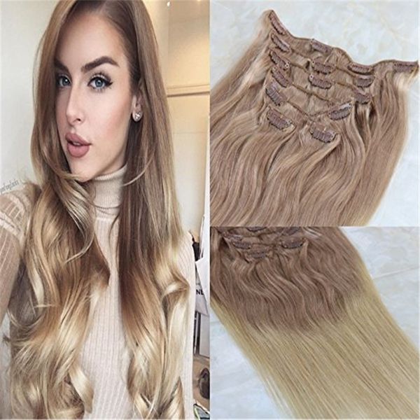 remy human hair clip in weft hair extensions #18 ash blonde to #613 blonde ombre clip on extensions 7pcs 120g, Black
remy human hair clip in weft hair extensions #18 ash blonde to #613 blonde ombre clip on extensions 7pcs 120g, Black