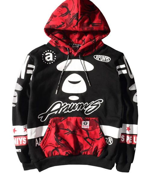 Aape High Quality Double Color Printing Sleeve Pattern Logo Ape Head Spell Lovers with Cashmere Hoodie Sweater Trend
Aape High Quality Double Color Printing Sleeve Pattern Logo Ape Head Spell Lovers with Cashmere Hoodie Sweater Trend
