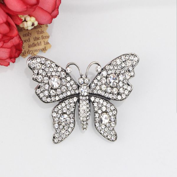 2018 new high quailty butterfly brooch brooch ancient jewelry female fashion big pin wild shawl buckle foggy a152928, Gray
2018 new high quailty butterfly brooch brooch ancient jewelry female fashion big pin wild shawl buckle foggy a152928, Gray