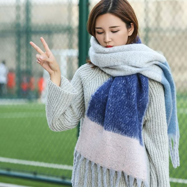 women winter scarf shawl 5 colors fashion female plaid scarf brand women's basic scarves drop shipping, Blue;gray
women winter scarf shawl 5 colors fashion female plaid scarf brand women's basic scarves drop shipping, Blue;gray
