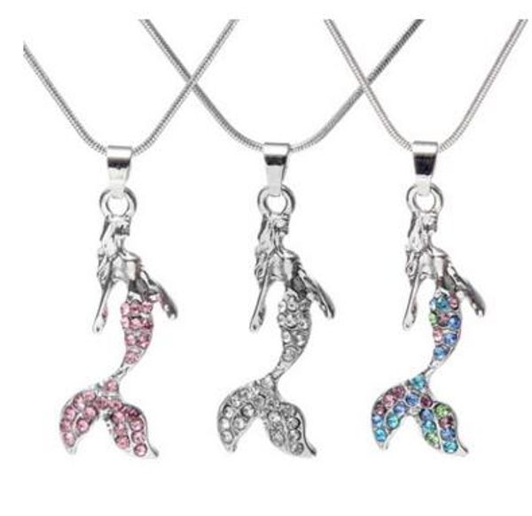ocean queen crystal mermaid necklace white pink rhinestone mermaid pendant charms silver women girls fashion jewelry gifts
ocean queen crystal mermaid necklace white pink rhinestone mermaid pendant charms silver women girls fashion jewelry gifts