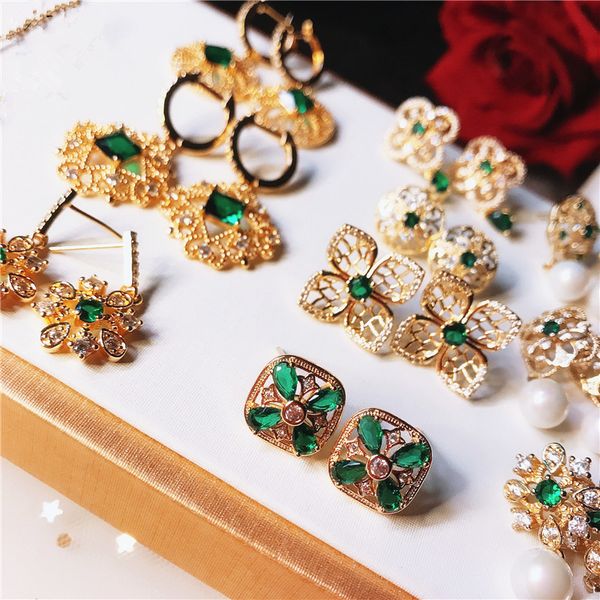 vintage emerald drop earrings for women s925 sterling silver 18k gold green gemstone baroque palace luxury fine jewelry brincos, Golden;silver
vintage emerald drop earrings for women s925 sterling silver 18k gold green gemstone baroque palace luxury fine jewelry brincos, Golden;silver
