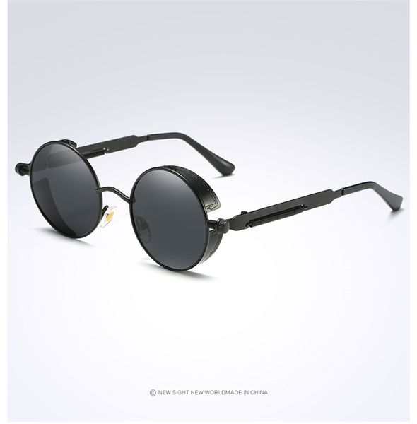 

round retro polaroid sunglasses driving polarized glasses men women steampunk