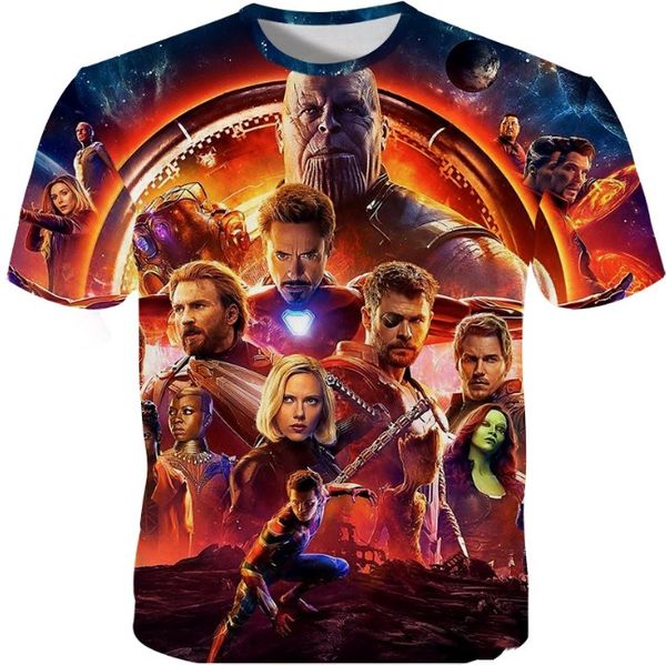 2018 новые моды женщин / мужчин мстители infinity war смешные 3d печати футболка лето повседневная тройники aaa520, White;black
2018 новые моды женщин / мужчин мстители infinity war смешные 3d печати футболка лето повседневная тройники aaa520, White;black