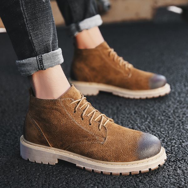 martin boots winter warm high-shoes men's british trend big tooling short boots men's shoes, Black
martin boots winter warm high-shoes men's british trend big tooling short boots men's shoes, Black