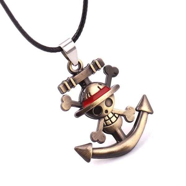 ancient bronze monkey d luffy pirate skull anchor pendants anime fashion jewelry for women men, Silver
ancient bronze monkey d luffy pirate skull anchor pendants anime fashion jewelry for women men, Silver