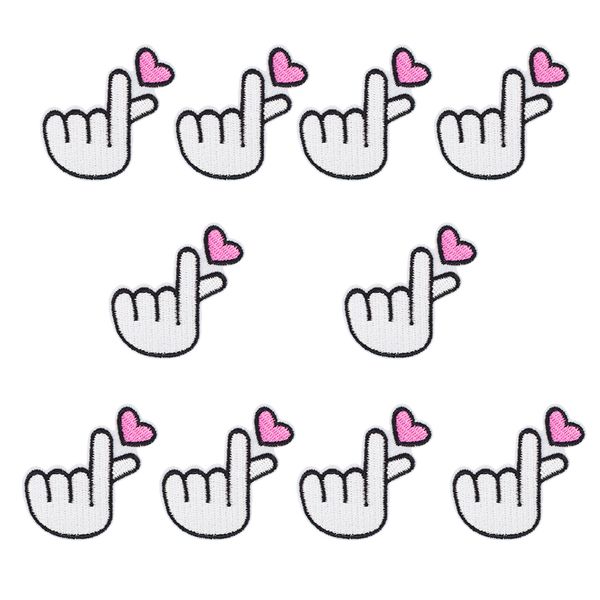 sew embroidery funny patches for clothing iron on applique fashion stripe patch for girl jacket accessories hand with love 10 pcs, Black
sew embroidery funny patches for clothing iron on applique fashion stripe patch for girl jacket accessories hand with love 10 pcs, Black