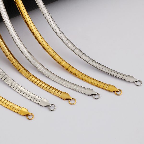 6mm width stainless steel torques necklaces for women silver gold choker necklace for girls
6mm width stainless steel torques necklaces for women silver gold choker necklace for girls