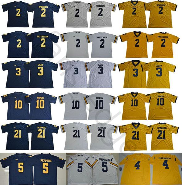 NCAA Michigan Wolverines 3 Rashan Gary 21 Desmond Howard 10 Tom Brady 4 Jim Harbaugh Shea Patterson Jabrill Peppers College Football Jersey
NCAA Michigan Wolverines 3 Rashan Gary 21 Desmond Howard 10 Tom Brady 4 Jim Harbaugh Shea Patterson Jabrill Peppers College Football Jersey