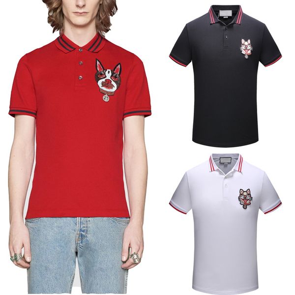 2018 Men's Sports Cotton Polo Tops Wear Embroidery Animal Short Sleeves Casual Polos Shirts Turn Neck
2018 Men's Sports Cotton Polo Tops Wear Embroidery Animal Short Sleeves Casual Polos Shirts Turn Neck