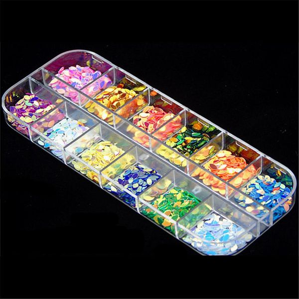 12 color horse eyes sequins nail stickers ornaments bright color 3d glier petal sequin nail art flakes diy decorations tools, Silver;gold
12 color horse eyes sequins nail stickers ornaments bright color 3d glier petal sequin nail art flakes diy decorations tools, Silver;gold