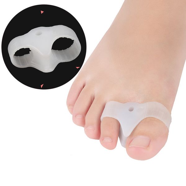 100pair new two hole toe separator manicure foot thumb valgus protector bunion adjuster hallux valgus guard separateur d'orteil
100pair new two hole toe separator manicure foot thumb valgus protector bunion adjuster hallux valgus guard separateur d'orteil