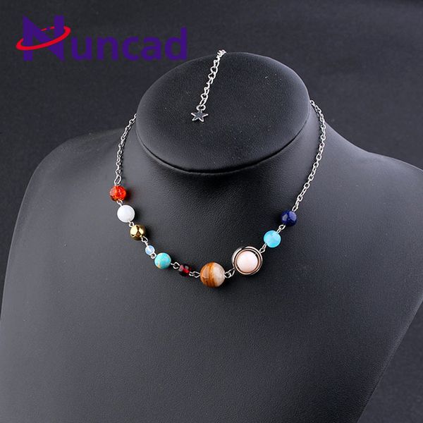universe galaxy the eight planets solar system guardian star natural stone chokers necklace women sweater chain, Golden;silver
universe galaxy the eight planets solar system guardian star natural stone chokers necklace women sweater chain, Golden;silver
