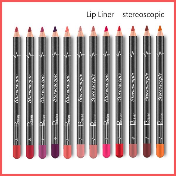 Factory direct dhl pudaier 12 color tereo copic lip liner long la ting waterproof matte lip tick pencil lipliner makeup et
Factory direct dhl pudaier 12 color tereo copic lip liner long la ting waterproof matte lip tick pencil lipliner makeup et