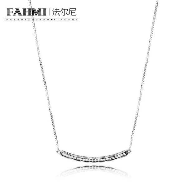 fahmi 100% 925 1: 1 original brand new 397420cz bar hearts necklace women's day wedding jewelry, Silver
fahmi 100% 925 1: 1 original brand new 397420cz bar hearts necklace women's day wedding jewelry, Silver