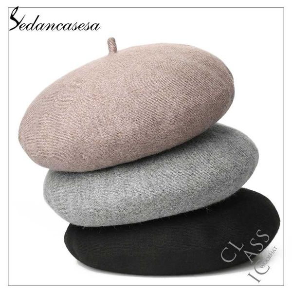 sedancasesa winter hat berets for women new wool female warm brand casual women's vogue knitted hats for girls cap, Blue;gray
sedancasesa winter hat berets for women new wool female warm brand casual women's vogue knitted hats for girls cap, Blue;gray