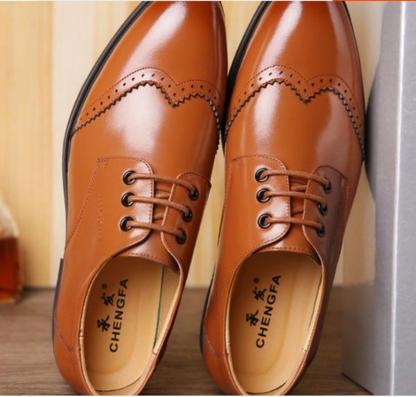 send 2018 spring and autumn new style round head low-heel formal wear men's shoes, Black
send 2018 spring and autumn new style round head low-heel formal wear men's shoes, Black