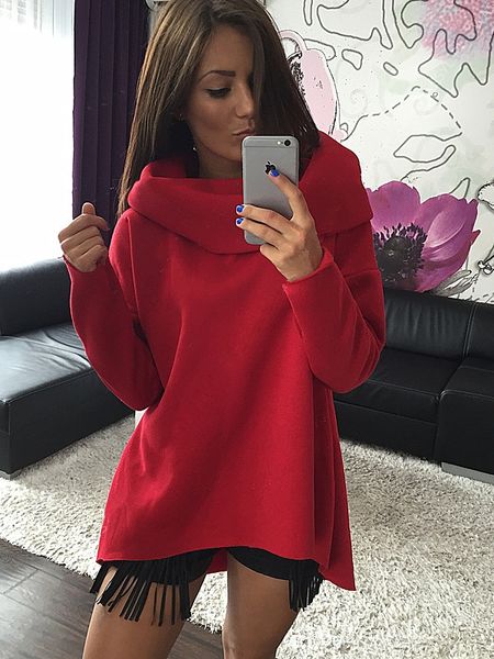Women Winter Autumn Hoodies Long Sleeve Fashion Casual Loose Solid Red Black Sweatshirts Women Clothing Size S-XL
Women Winter Autumn Hoodies Long Sleeve Fashion Casual Loose Solid Red Black Sweatshirts Women Clothing Size S-XL