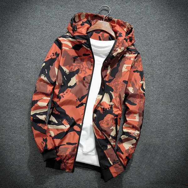 laamei new spring autumn men casual camouflage hoodie jacket men waterproof clothes men's windbreaker coat male zippered outwear, Black;brown
laamei new spring autumn men casual camouflage hoodie jacket men waterproof clothes men's windbreaker coat male zippered outwear, Black;brown