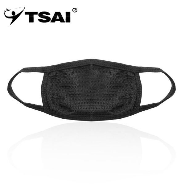 tsai 1pc mens womens cycling anti-dust cotton mouth face mask respirator ing, Black 
tsai 1pc mens womens cycling anti-dust cotton mouth face mask respirator ing, Black