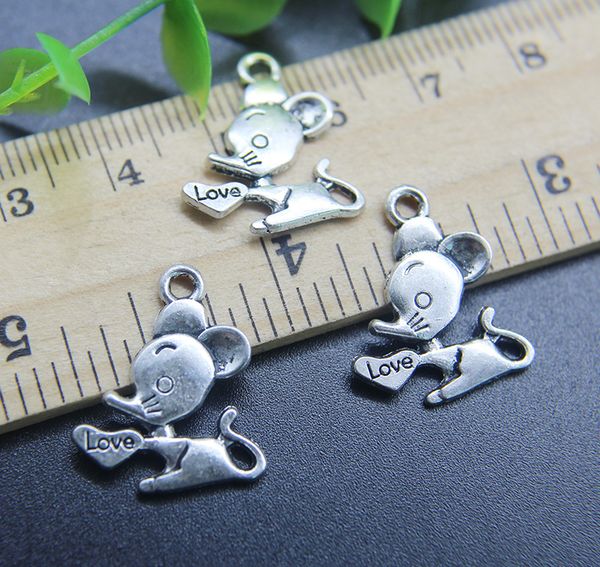 wholesale 100pcs lovely mouse charms pendant retro jewelry making diy keychain ancient silver pendant for bracelet earrings 20*17mm, Bronze;silver
wholesale 100pcs lovely mouse charms pendant retro jewelry making diy keychain ancient silver pendant for bracelet earrings 20*17mm, Bronze;silver