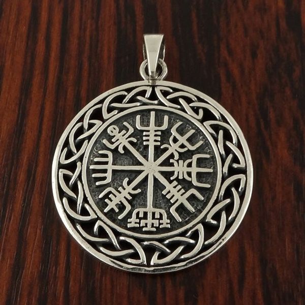 новая мода прибытие античный посеребренные исландский vegvisir символ защиты кулон, магические посохи компас sanlan, Silver
новая мода прибытие античный посеребренные исландский vegvisir символ защиты кулон, магические посохи компас sanlan, Silver